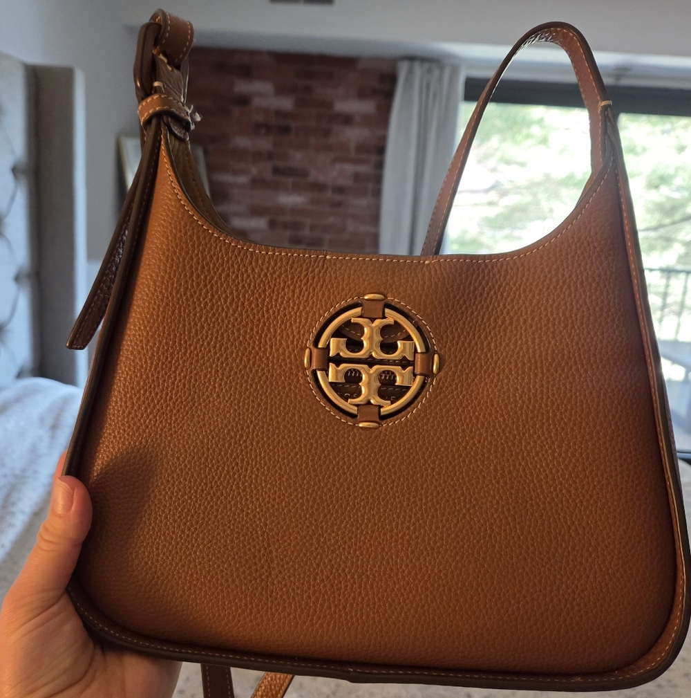 Tory Burch Brown Leather Crossbody